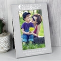 Personalised To the Moon and Back... 6x4 Silver Photo Frame | Inspired Creative Gifts | UK Supplier