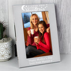Personalised To the Moon and Back... 6x4 Silver Photo Frame | Inspired Creative Gifts | UK Supplier