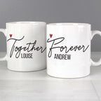 Personalised Together Forever Mug Set | Inspired Creative Gifts | UK Supplier
