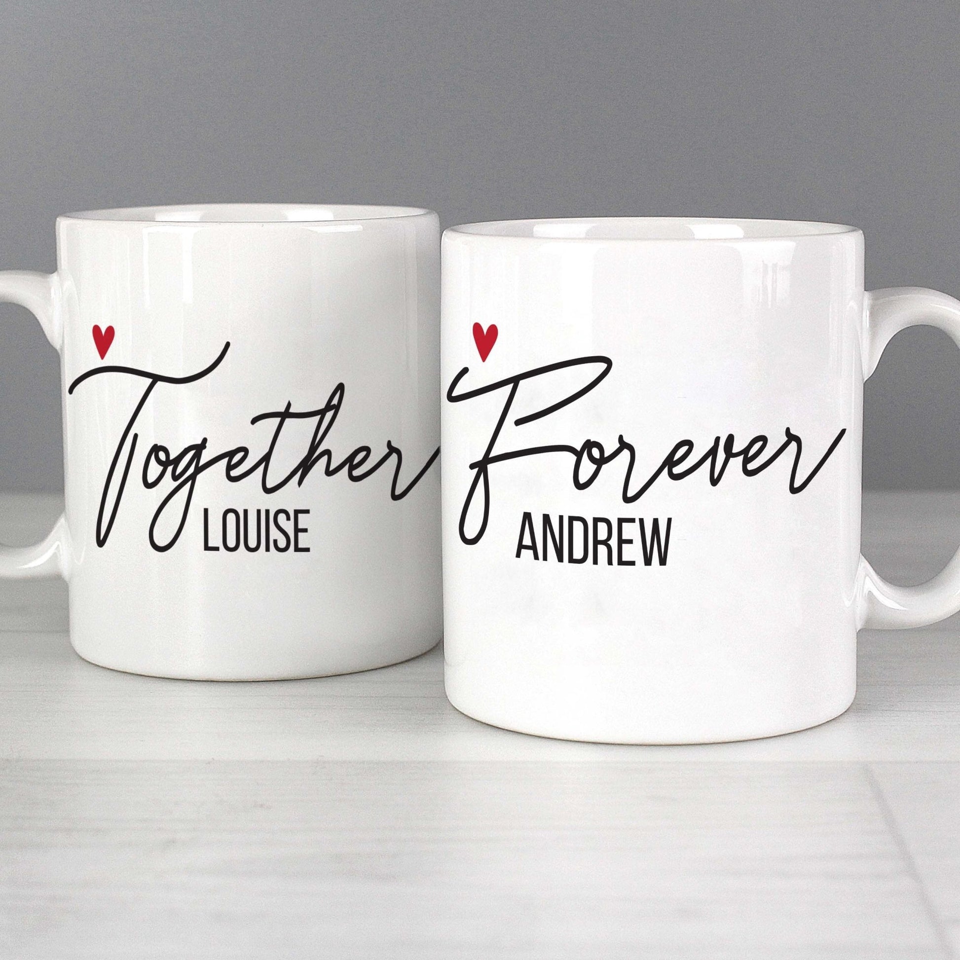 Personalised Together Forever Mug Set | Inspired Creative Gifts | UK Supplier