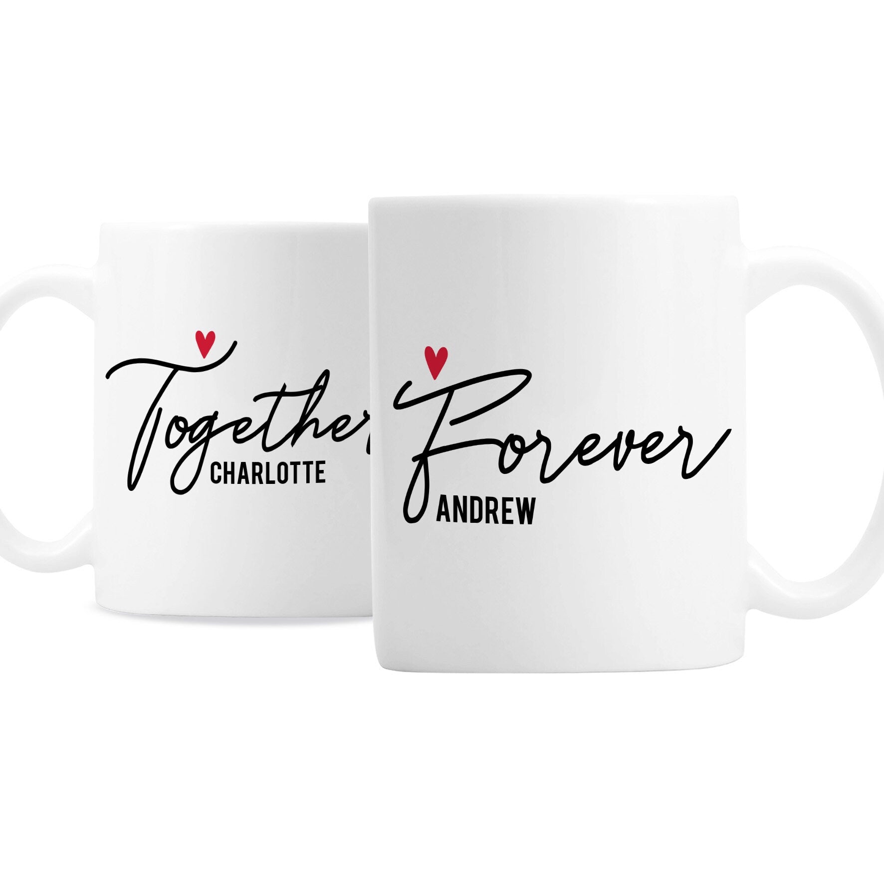 Personalised Together Forever Mug Set | Inspired Creative Gifts | UK Supplier