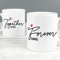 Personalised Together Forever Mug Set | Inspired Creative Gifts | UK Supplier