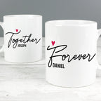 Personalised Together Forever Mug Set | Inspired Creative Gifts | UK Supplier