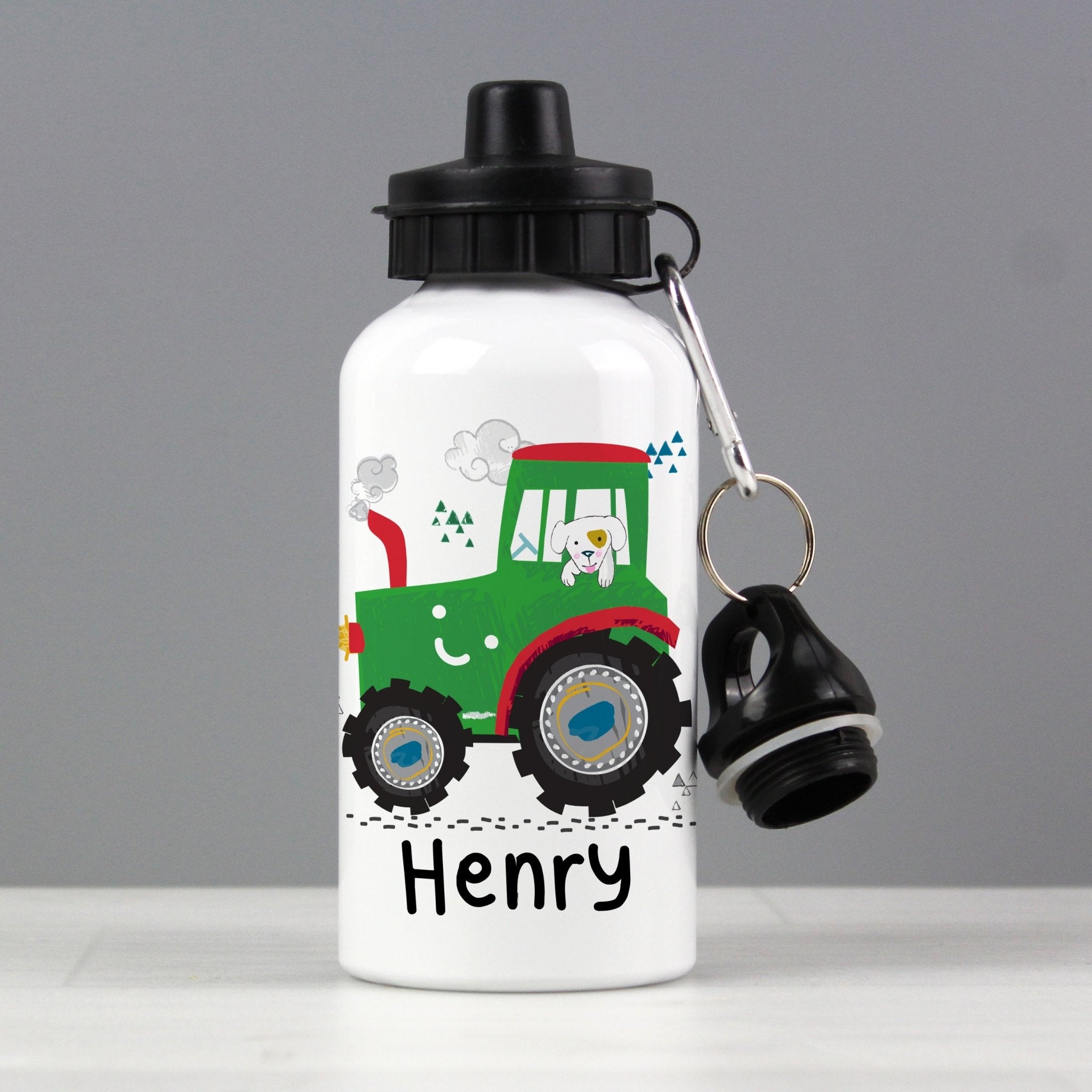 Personalised Tractor Drinks Bottle | Inspired Creative Gifts | UK Supplier