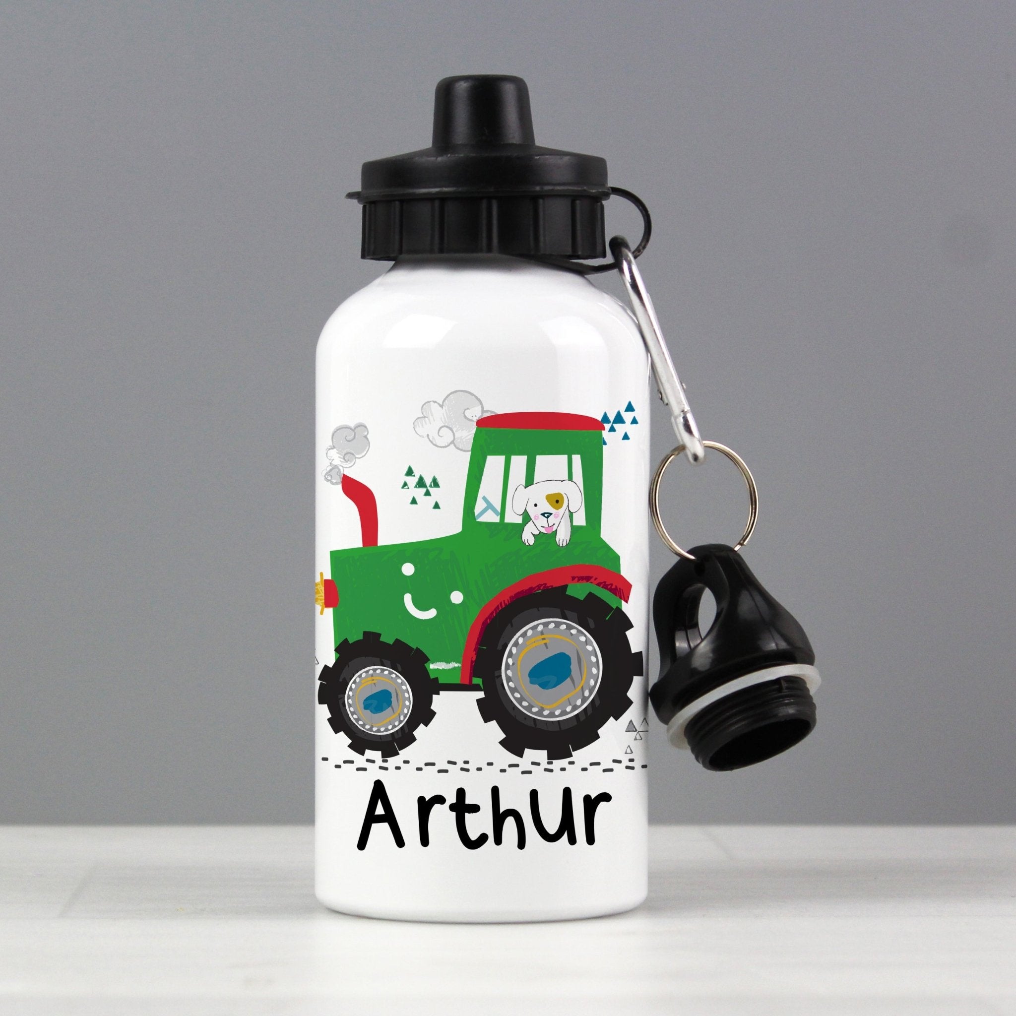 Personalised Tractor Drinks Bottle | Inspired Creative Gifts | UK Supplier