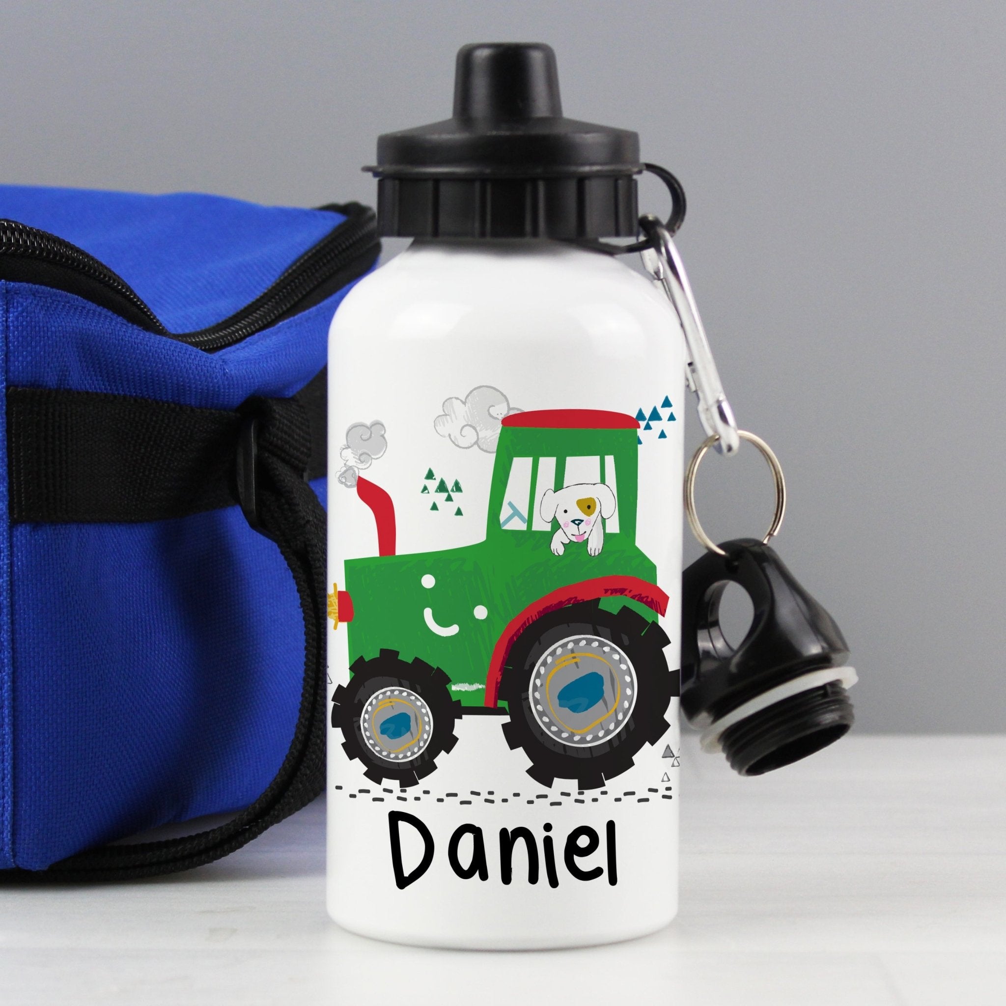 Personalised Tractor Drinks Bottle | Inspired Creative Gifts | UK Supplier