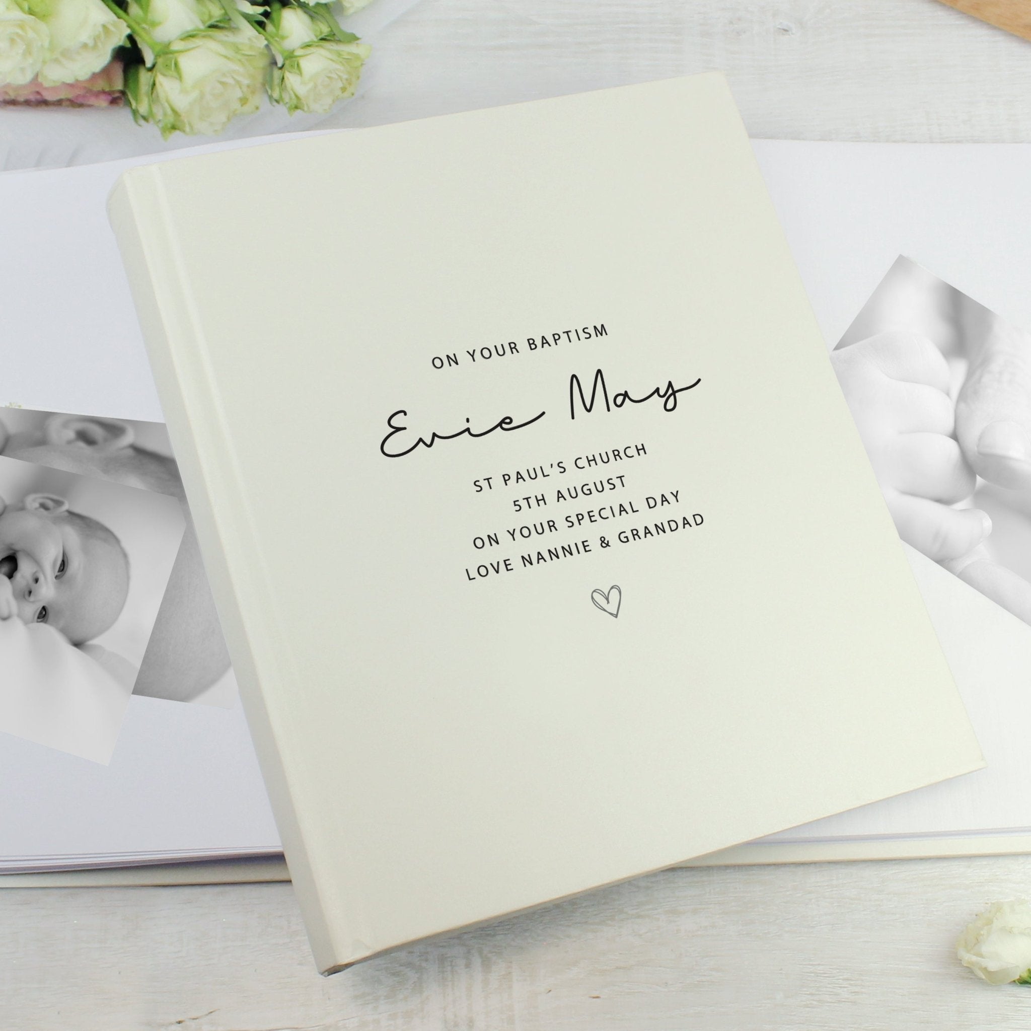 Personalised Traditional Photo Album | Inspired Creative Gifts | UK Supplier