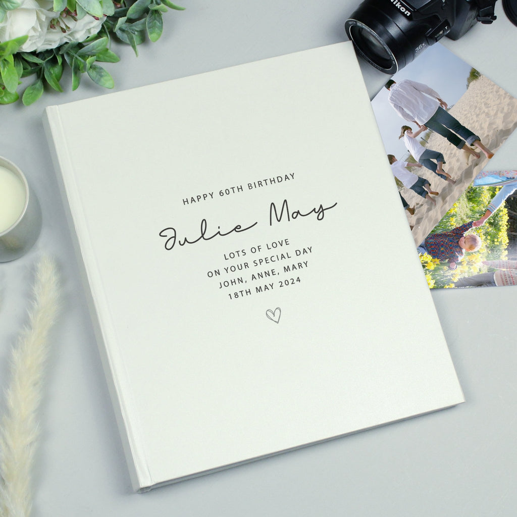 Personalised Traditional Photo Album | Inspired Creative Gifts | UK Supplier