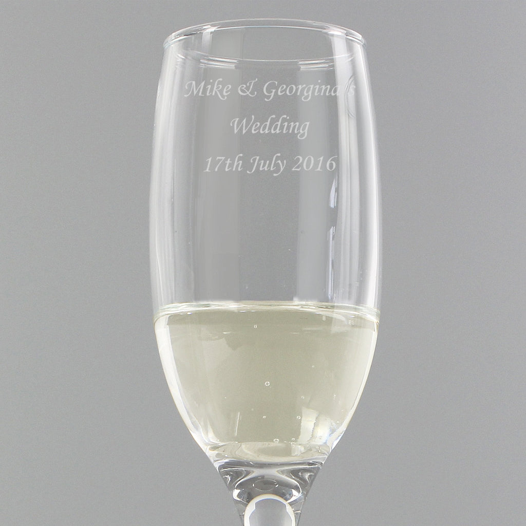 Personalised Traditional Toast Flute | Inspired Creative Gifts | UK Supplier