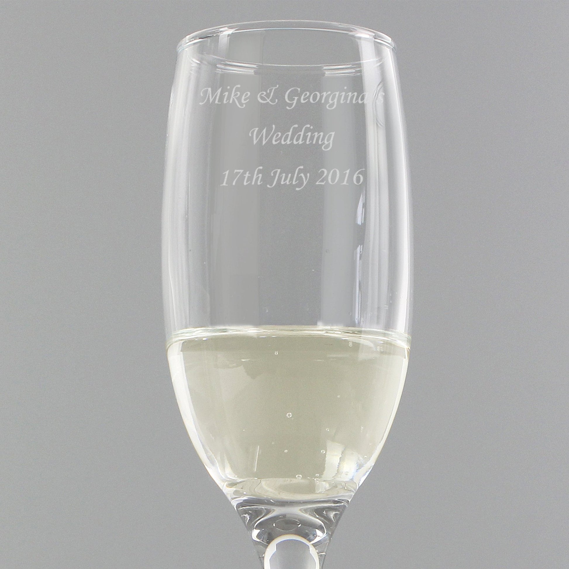 Personalised Traditional Toast Flute | Inspired Creative Gifts | UK Supplier