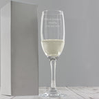 Personalised Traditional Toast Flute | Inspired Creative Gifts | UK Supplier
