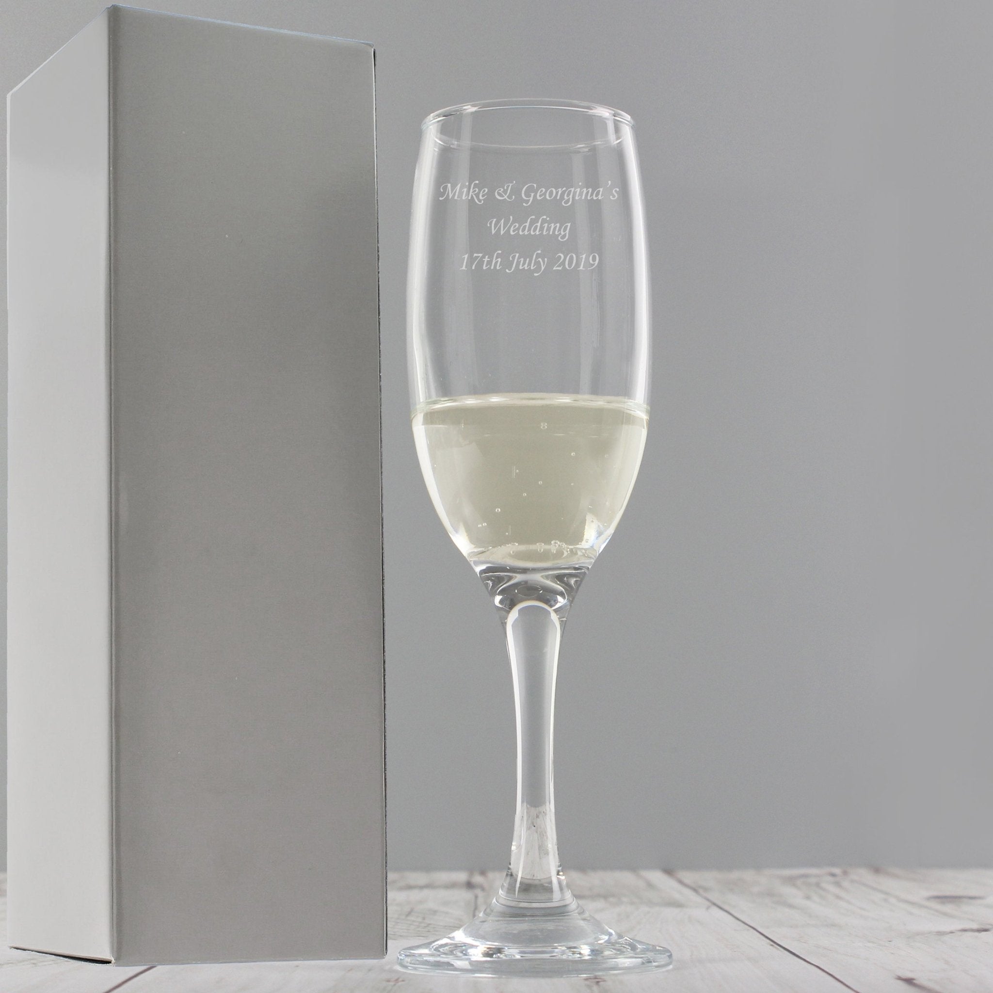 Personalised Traditional Toast Flute | Inspired Creative Gifts | UK Supplier