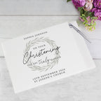 Personalised 'Truly Blessed' Christening Hardback Guest Book & Pen | Inspired Creative Gifts | UK Supplier