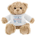Personalised Twinkle Boys Teddy Bear | Inspired Creative Gifts | UK Supplier