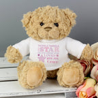 Personalised Twinkle Girls Teddy Bear | Inspired Creative Gifts | UK Supplier