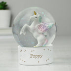 Personalised Unicorn Name Snow Globe | Inspired Creative Gifts | UK Supplier