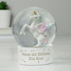 Personalised Unicorn Snow Globe | Inspired Creative Gifts | UK Supplier