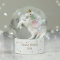 Personalised Unicorn Snow Globe | Inspired Creative Gifts | UK Supplier