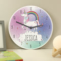 Personalised Unicorn Wooden Clock | Inspired Creative Gifts | UK Supplier