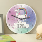 Personalised Unicorn Wooden Clock | Inspired Creative Gifts | UK Supplier
