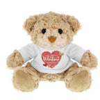 Personalised Valentine's Day Confetti Hearts Teddy Bear | Inspired Creative Gifts | UK Supplier