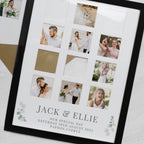 Personalised Wedding Black Multi Photo Frame | Inspired Creative Gifts | UK Supplier
