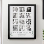 Personalised Wedding Black Multi Photo Frame | Inspired Creative Gifts | UK Supplier