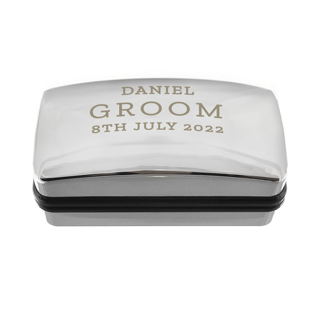 Personalised Wedding Cufflink Box | Inspired Creative Gifts | UK Supplier