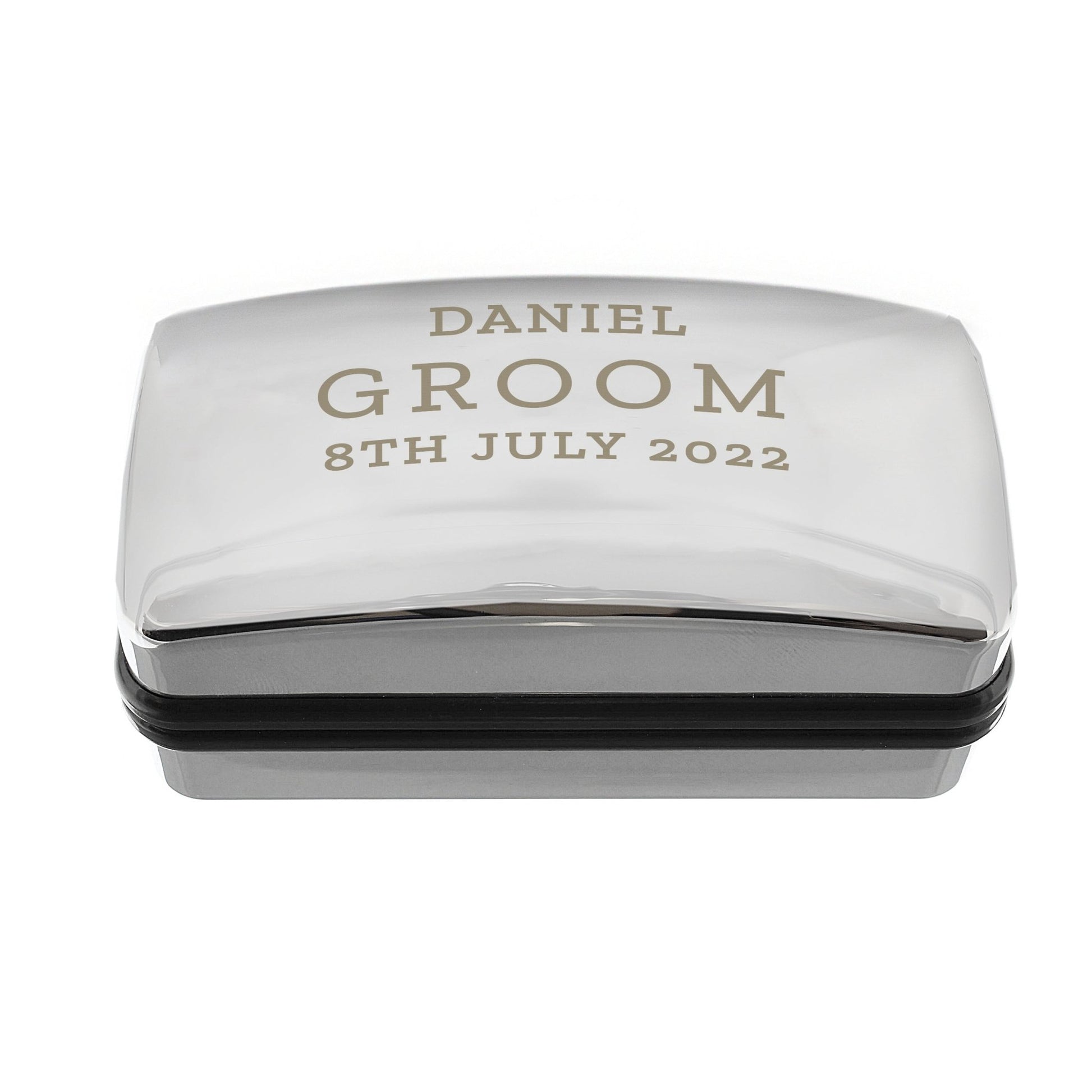 Personalised Wedding Cufflink Box | Inspired Creative Gifts | UK Supplier