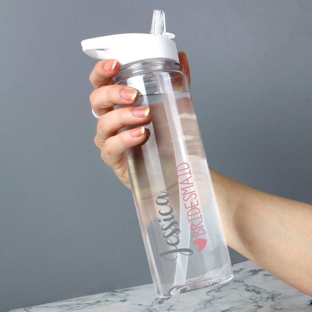 Personalised Wedding Party Water Bottle | Inspired Creative Gifts