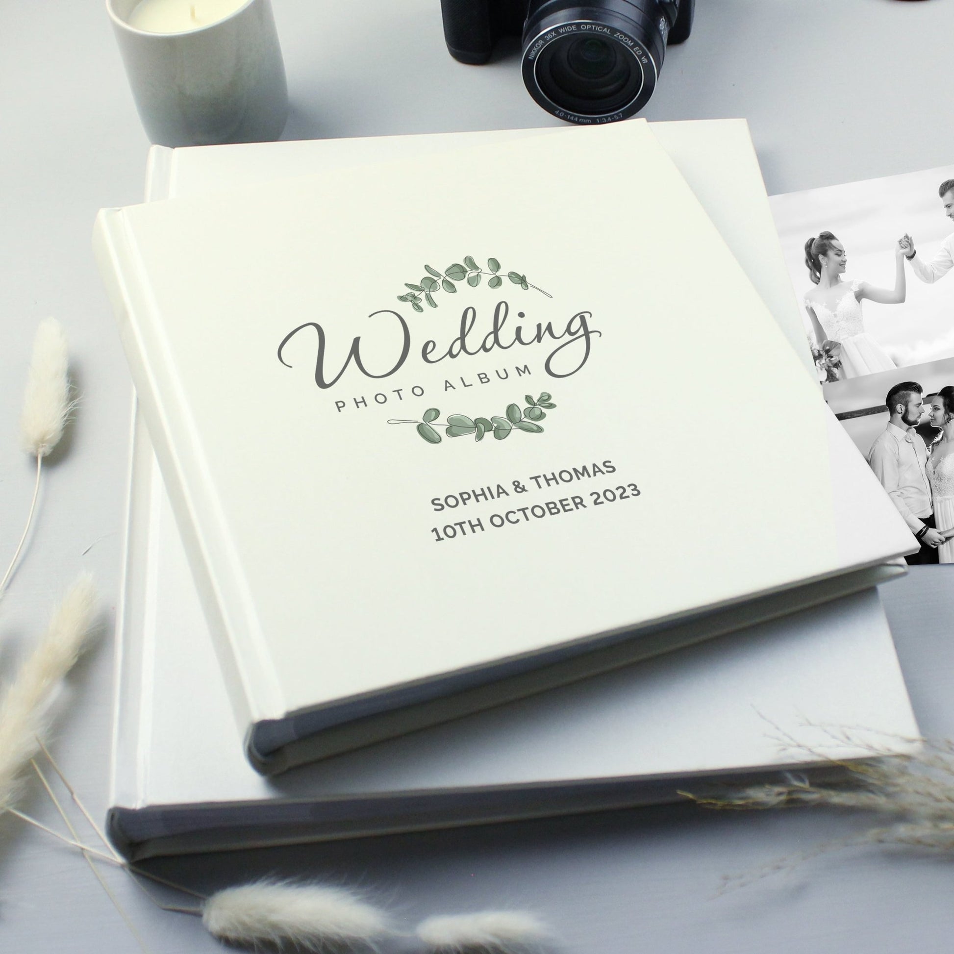 Personalised Wedding Square Photo Album | Inspired Creative Gifts | UK Supplier