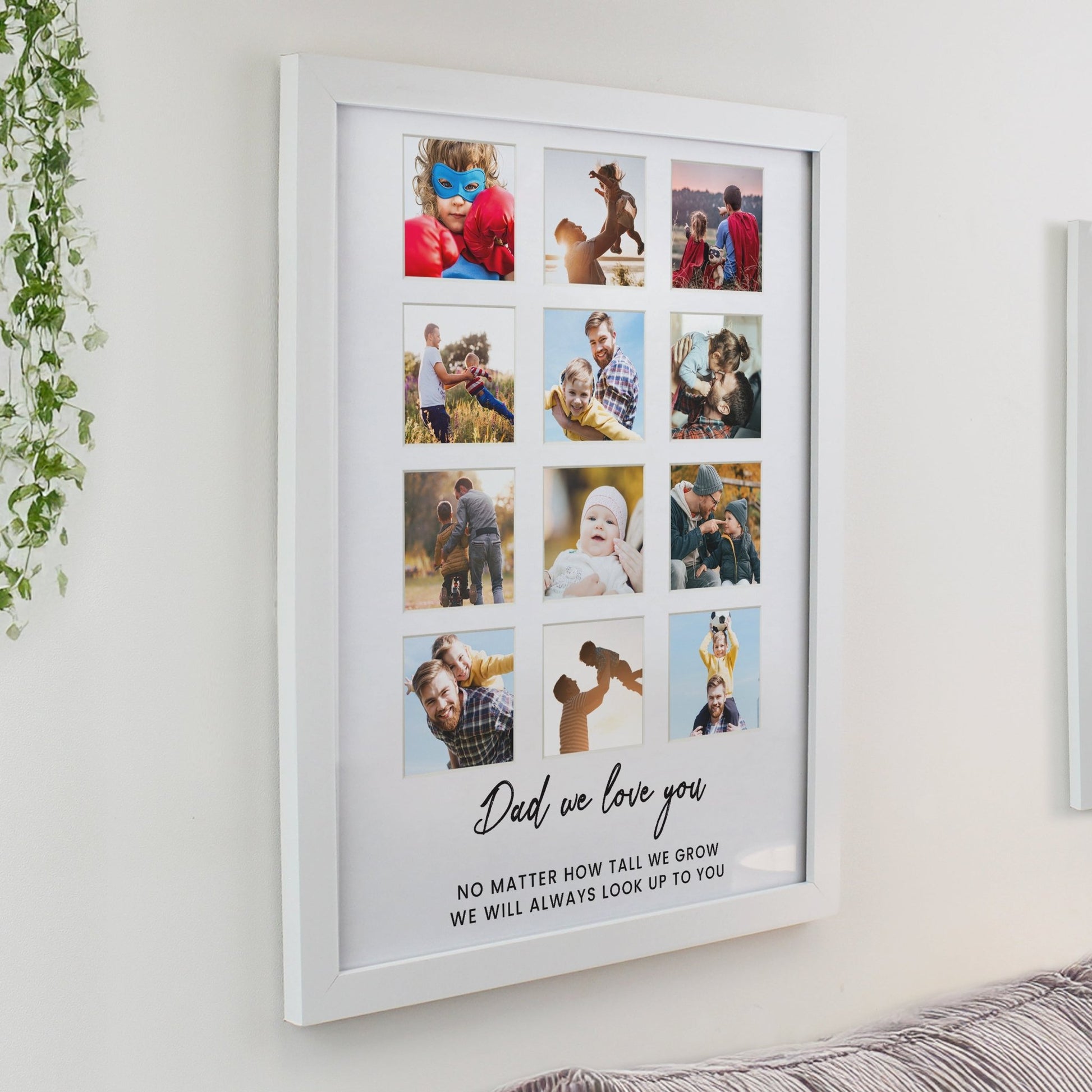 Personalised White Multi Photo Frame | Inspired Creative Gifts | UK Supplier