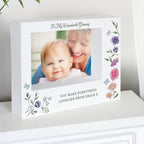 Personalised Wild Flowers Box Photo Frame | Inspired Creative Gifts | UK Supplier