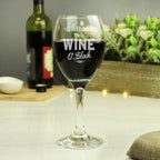 Personalised Wine O'Clock Engraved Wine Glass | Inspired Creative Gifts | UK Supplier