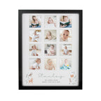 Personalised Woodland Animal Black Multi Photo Frame | Inspired Creative Gifts | UK Supplier