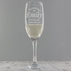 Personalised You Are The Best Flute Glass | Inspired Creative Gifts | UK Supplier