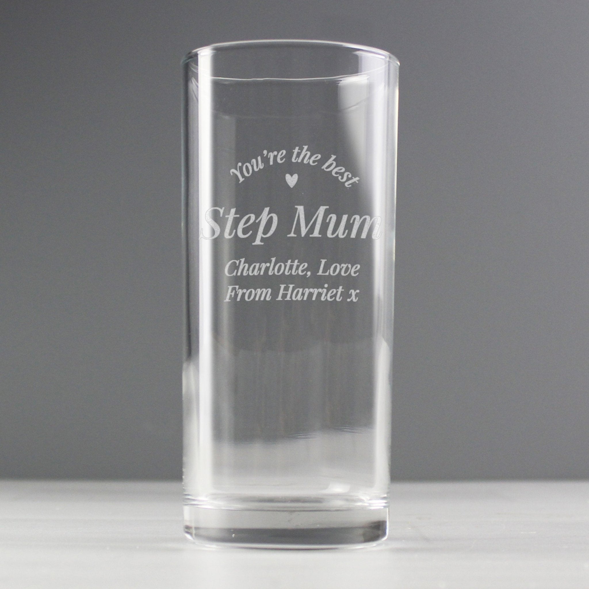Personalised You Are The Best Hi Ball Glass | Inspired Creative Gifts | UK Supplier