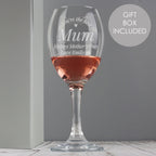 Personalised You Are The Best Wine Glass | Inspired Creative Gifts | UK Supplier