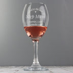Personalised You Are The Best Wine Glass | Inspired Creative Gifts | UK Supplier