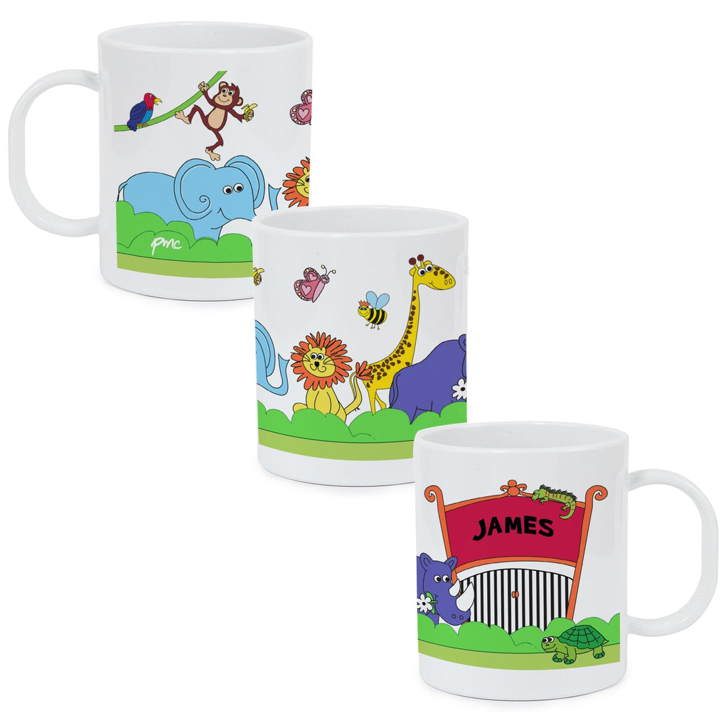 Personalised Zoo Plastic Mug | Inspired Creative Gifts