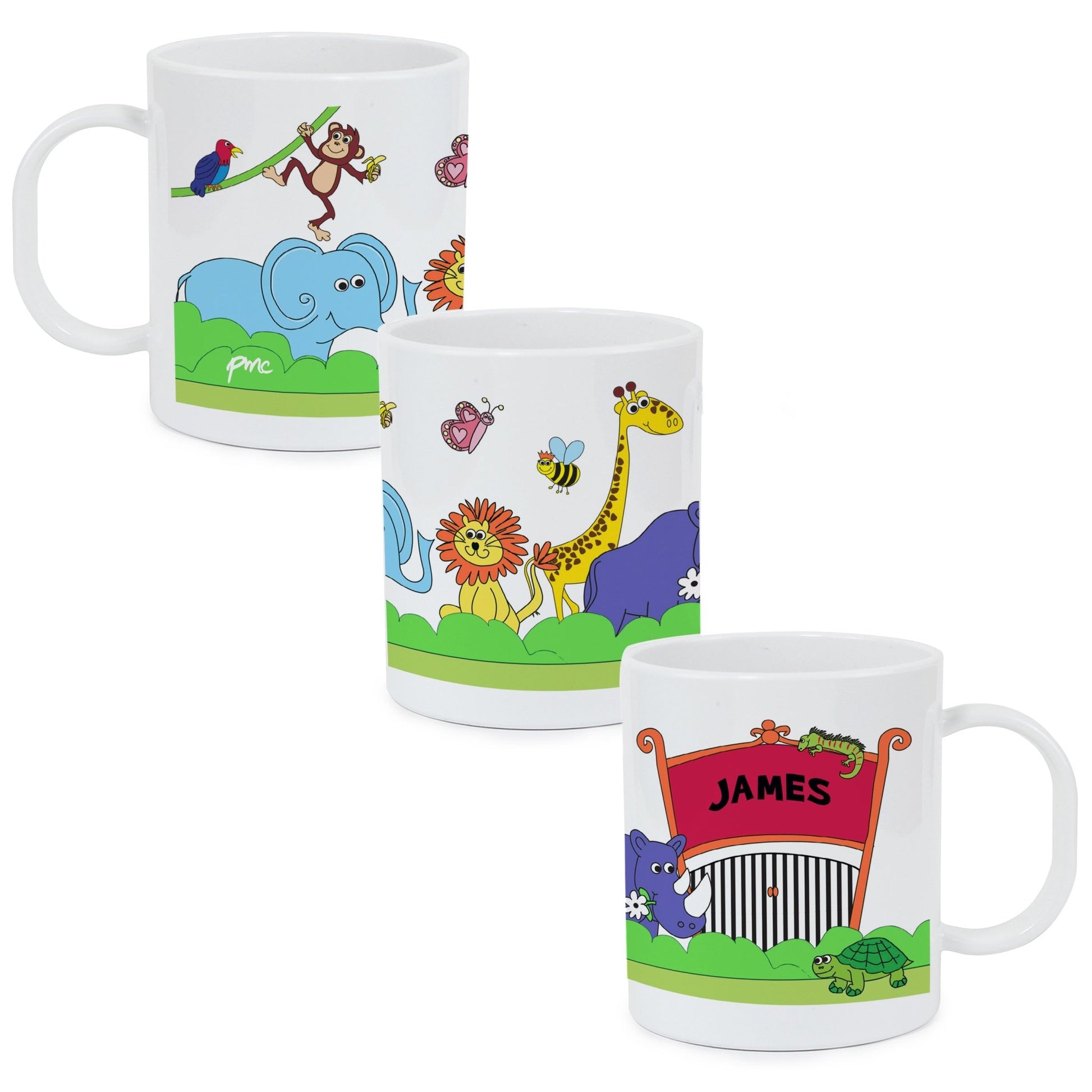 Personalised Zoo Plastic Mug | Inspired Creative Gifts