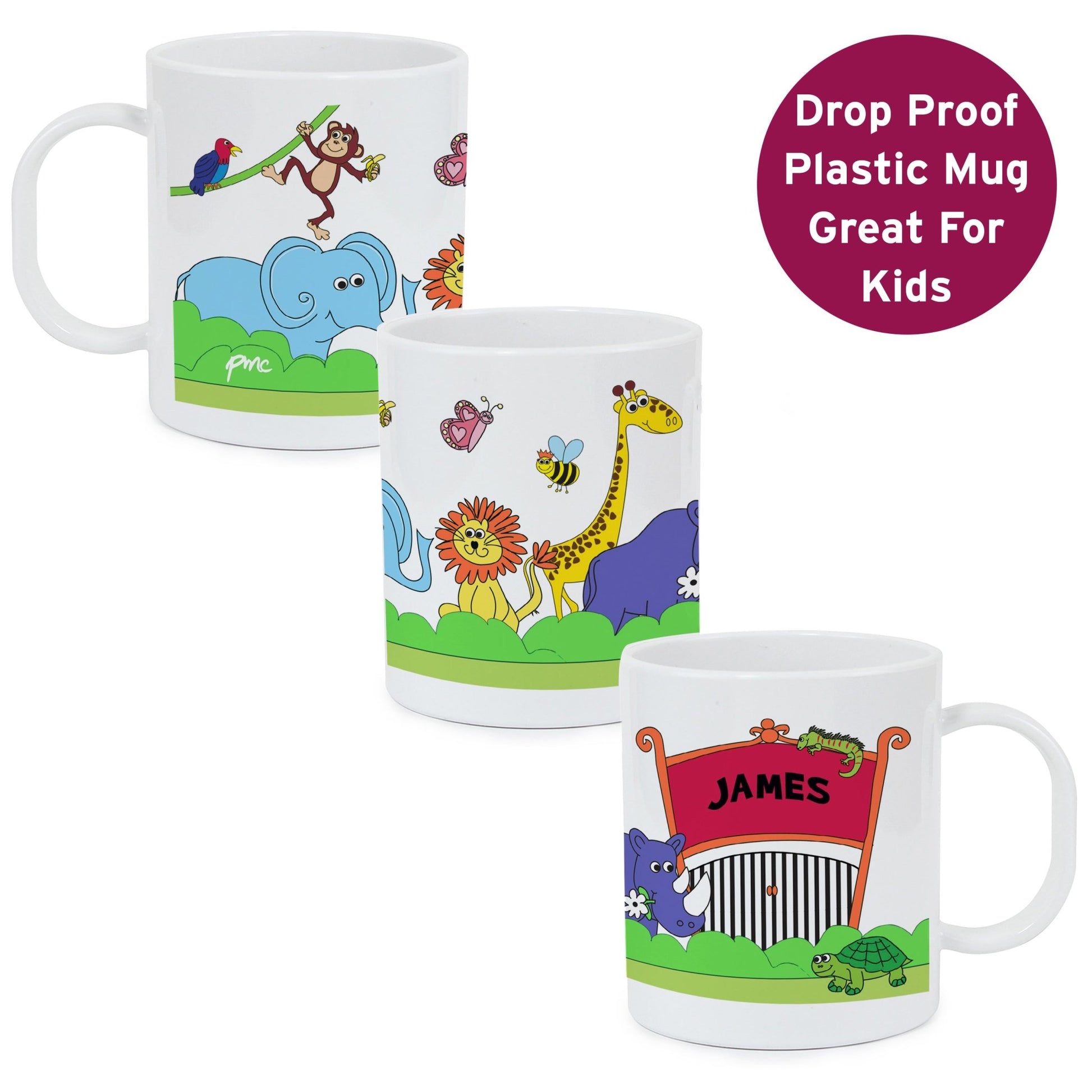 Personalised Zoo Plastic Mug | Inspired Creative Gifts