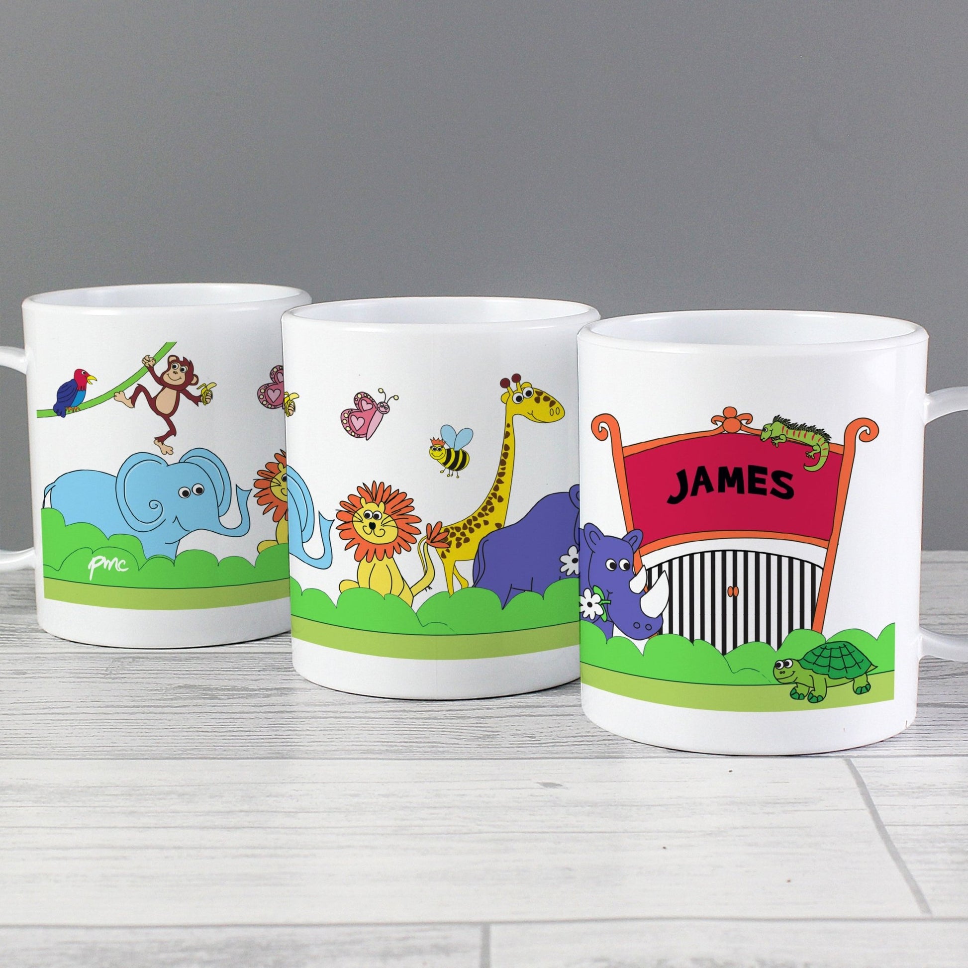 Personalised Zoo Plastic Mug | Inspired Creative Gifts