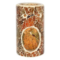 Pillar Brown Crackle Oil Burner and Wax Warmer | Inspired Creative Gifts | UK Supplier
