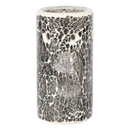 Pillar Gunmetal Grey Crackle Oil Burner and Wax Warmer | Inspired Creative Gifts | UK Supplier