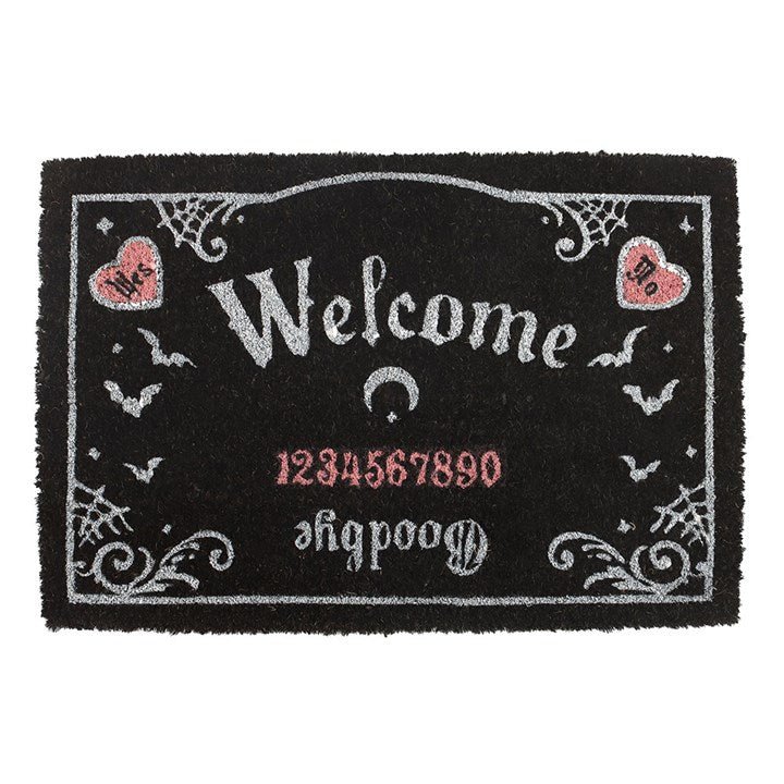 Pink and Black Talking Board Doormat | Inspired Creative Gifts | UK Supplier