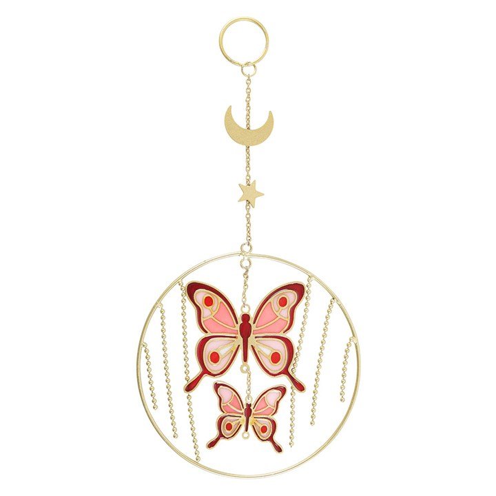 Pink Butterfly Hanging Decoration | Inspired Creative Gifts | UK Supplier