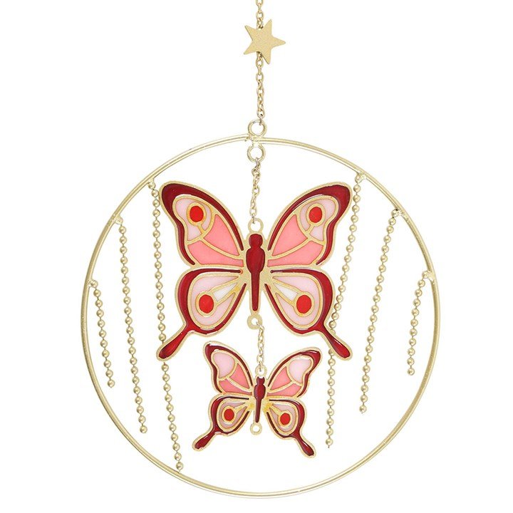 Pink Butterfly Hanging Decoration | Inspired Creative Gifts | UK Supplier