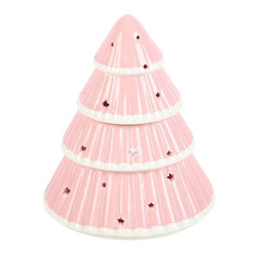Pink Christmas Tree Oil Burner | Inspired Creative Gifts | UK Supplier