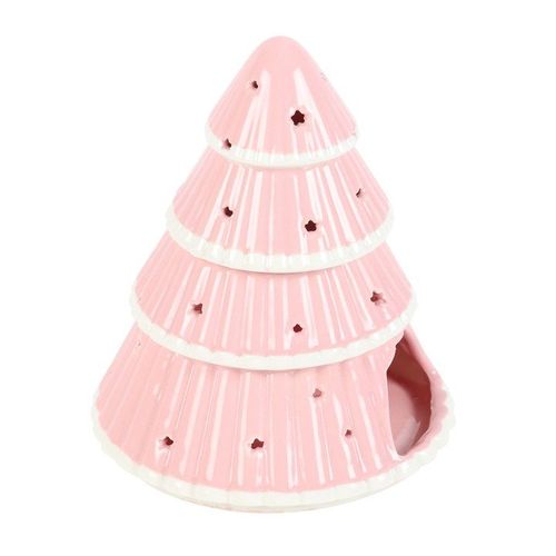 Pink Christmas Tree Oil Burner | Inspired Creative Gifts | UK Supplier